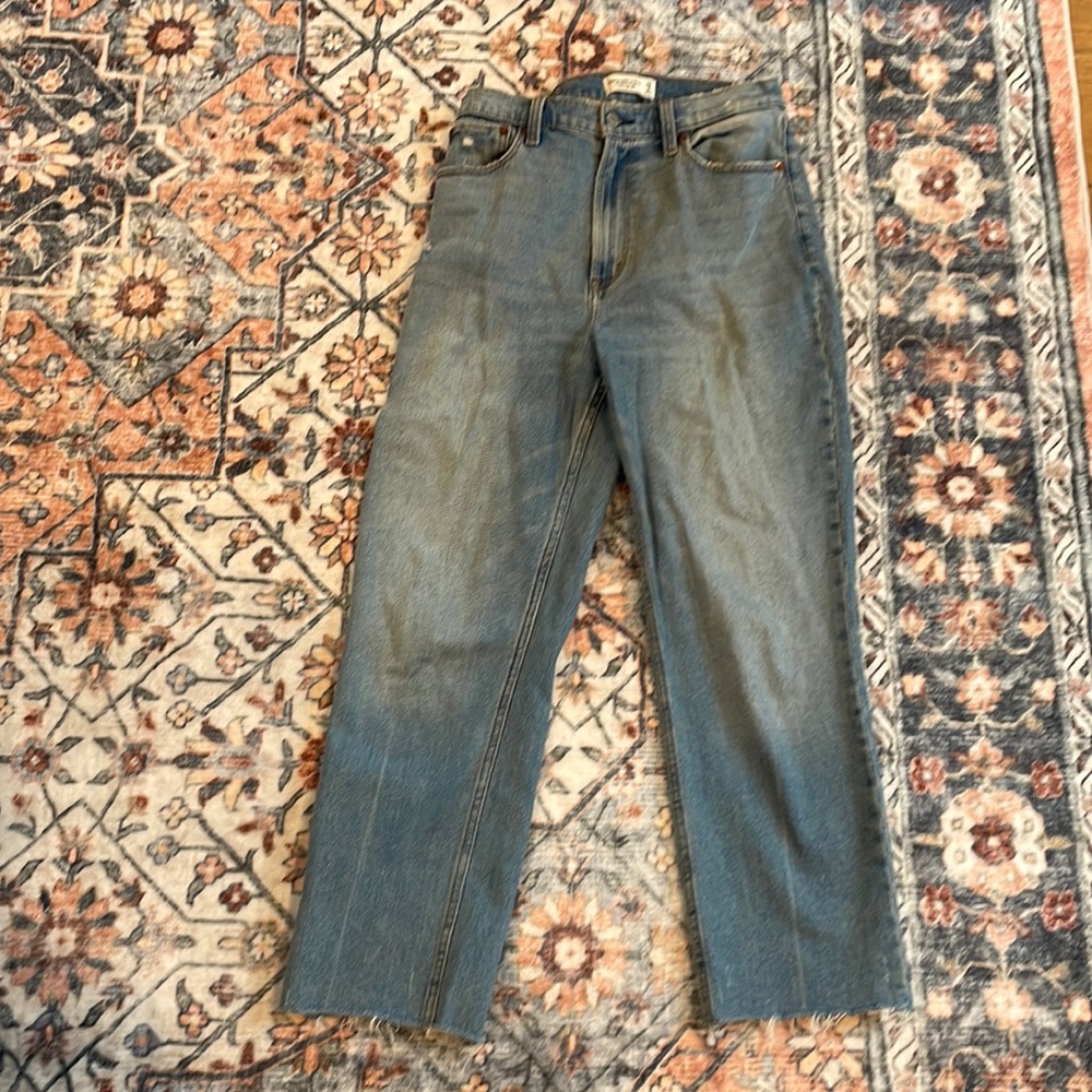 Abercrombie&Fitch The Ankle Straigh Ultra High Rise Jeans